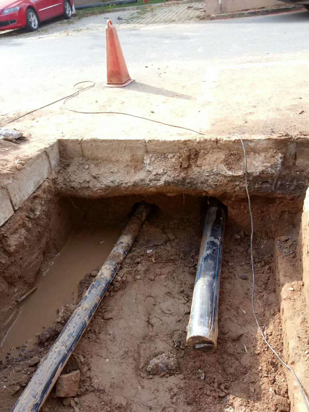 苏州相城区北桥镇管道非开挖修复碎管置换-CCTV检测污水管道(图1)