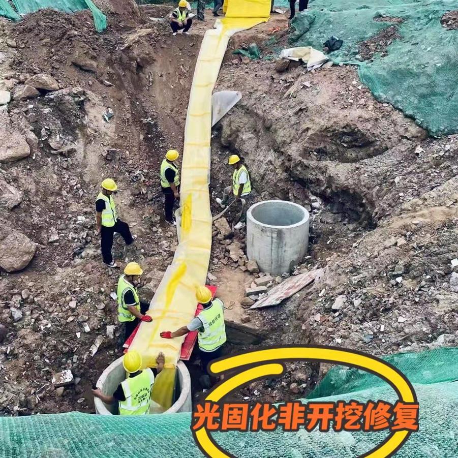 管道非开挖修复方法与流程(图1)