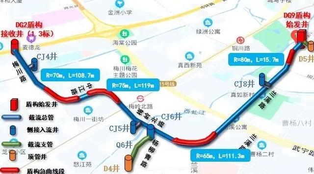 市重大工程桃浦初雨调蓄项目：完成国内软土地区最小半径曲线盾构施工(图1)