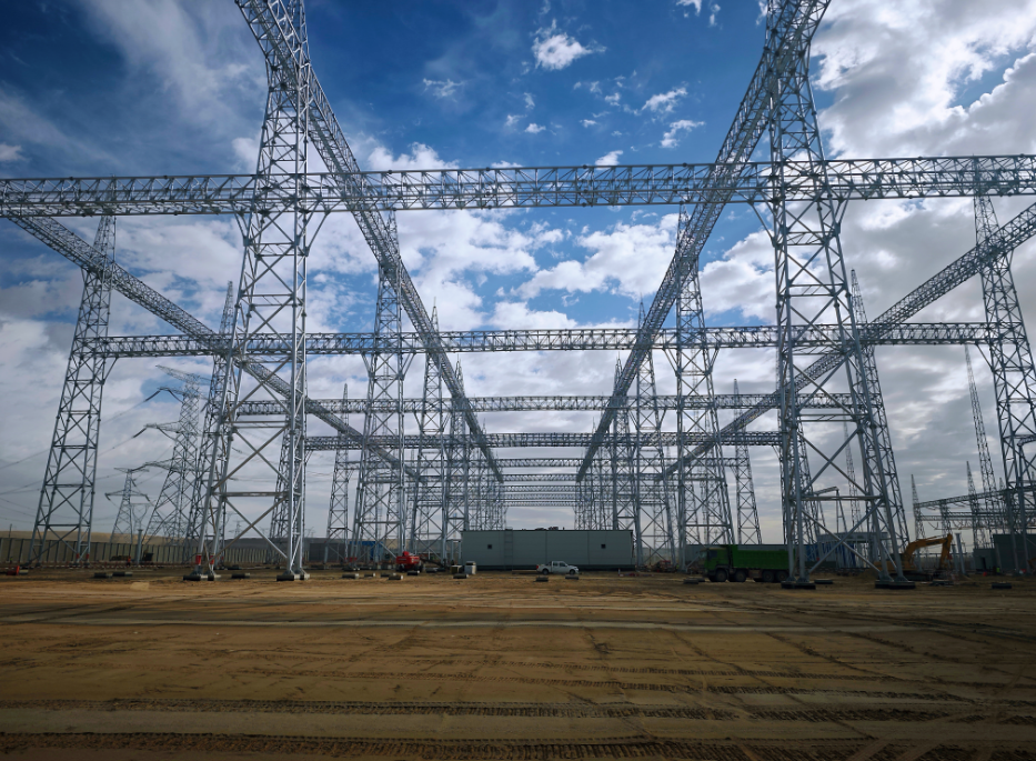 羚羊330千伏开关站升压扩建工程转入电气安装准备阶段(图1)