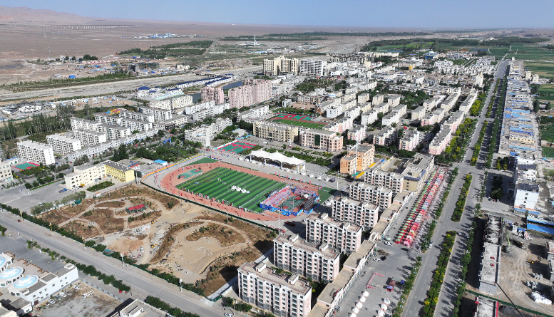 肃北县：基础设施织锦绣 边城焕新宜居宜业(图1)