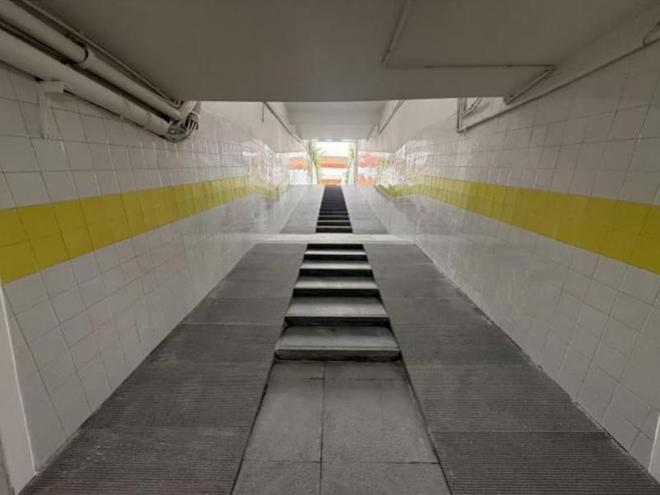 漂亮又好走 平湖火车站地下通道升级了(图2)