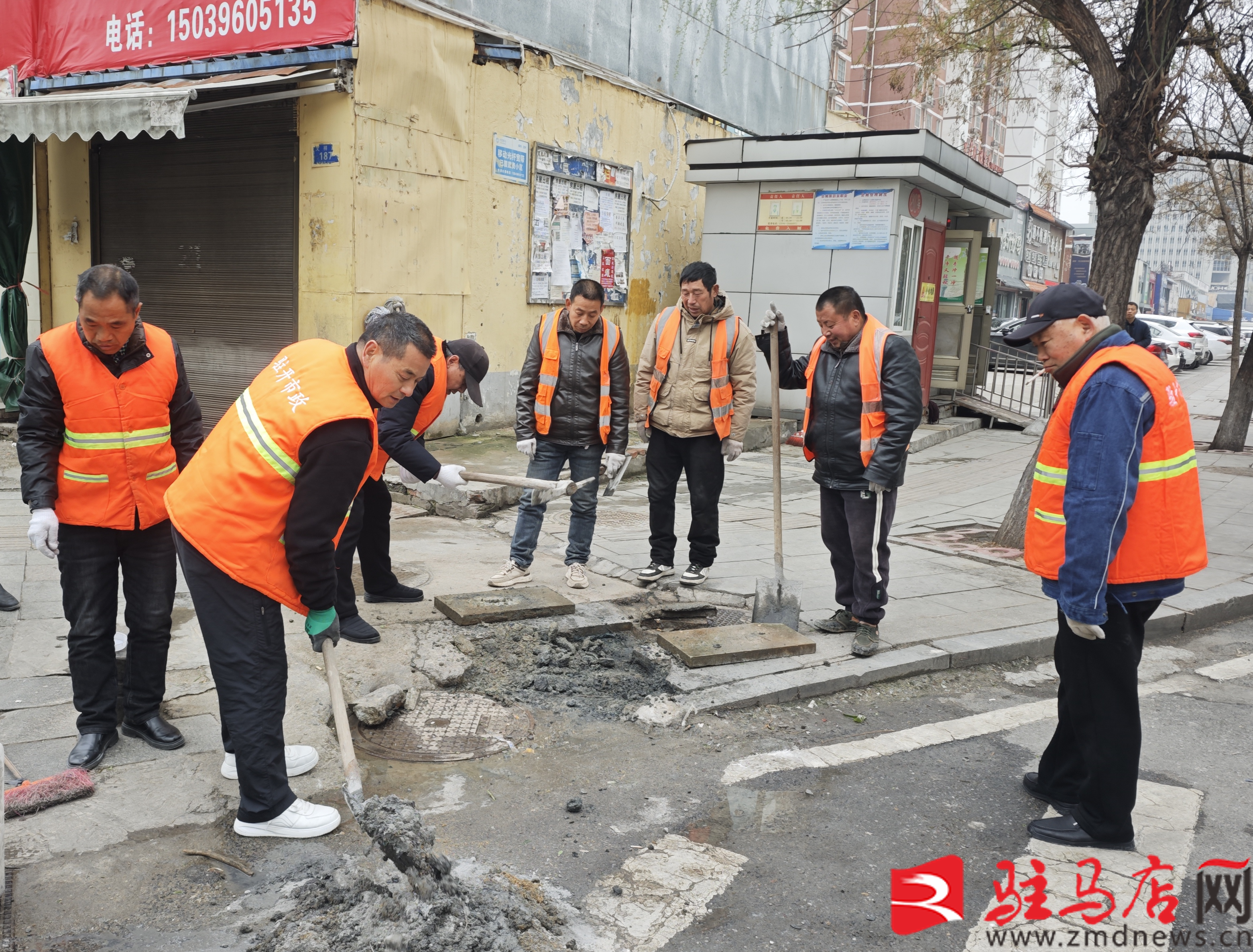 开发区城市管理事务中心：节后市政“忙作业” 守护群众“脚下路”(图1)