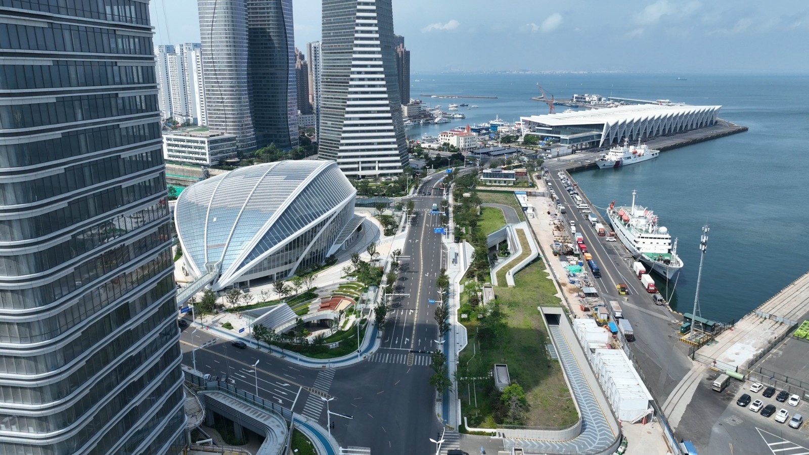 邮轮港区TOD交通枢纽地下停车场试运营赋能港城融合发展(图1)